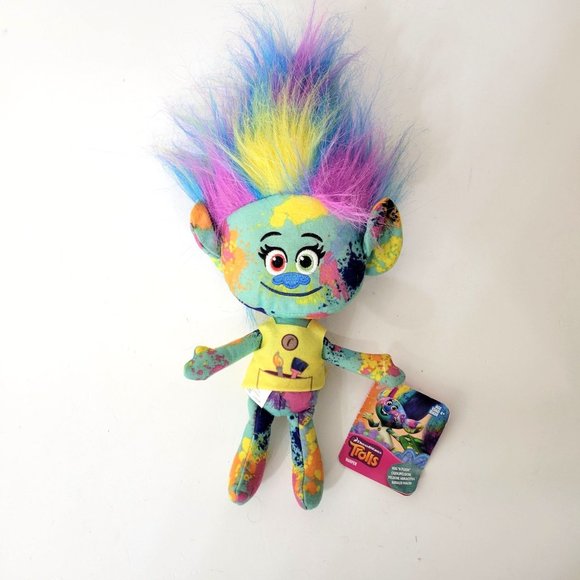 Hasbro Other - DreamWorks Trolls Harper Pastel Multi Colored Troll Plush Toy With Tag
